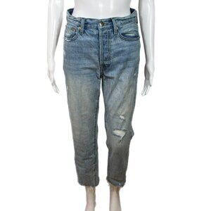 PRE-OWNED - Pistola Raw Edge Denim Distressed Jean Size 25